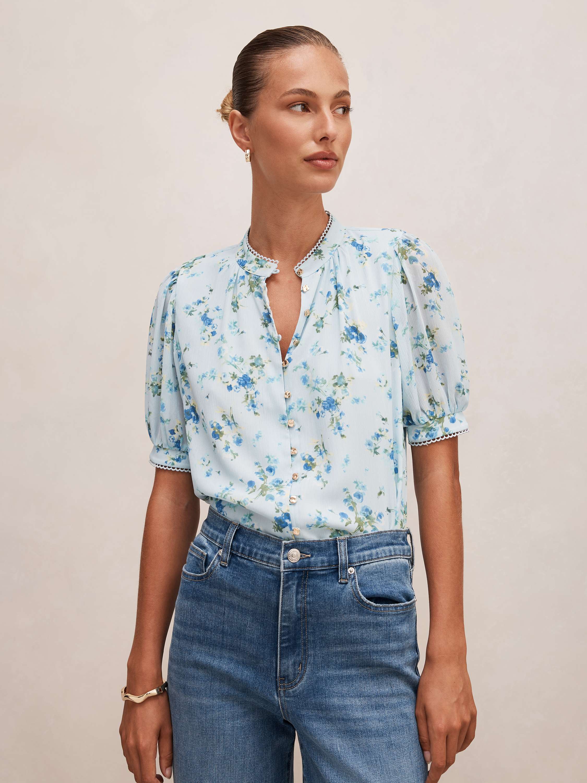 Leighton Short Sleeve Blouse