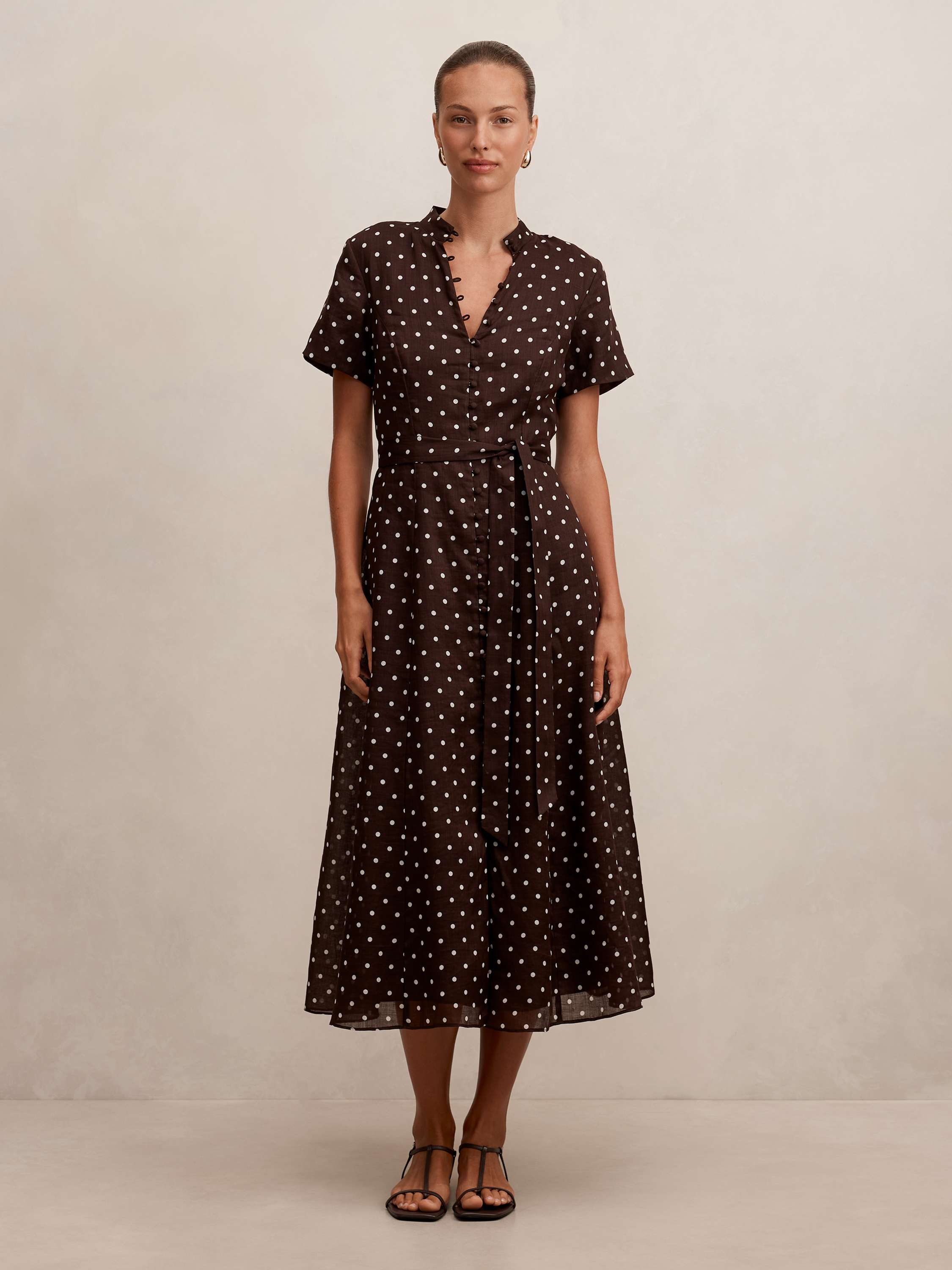 Therese Short Sleeve Midi Dress