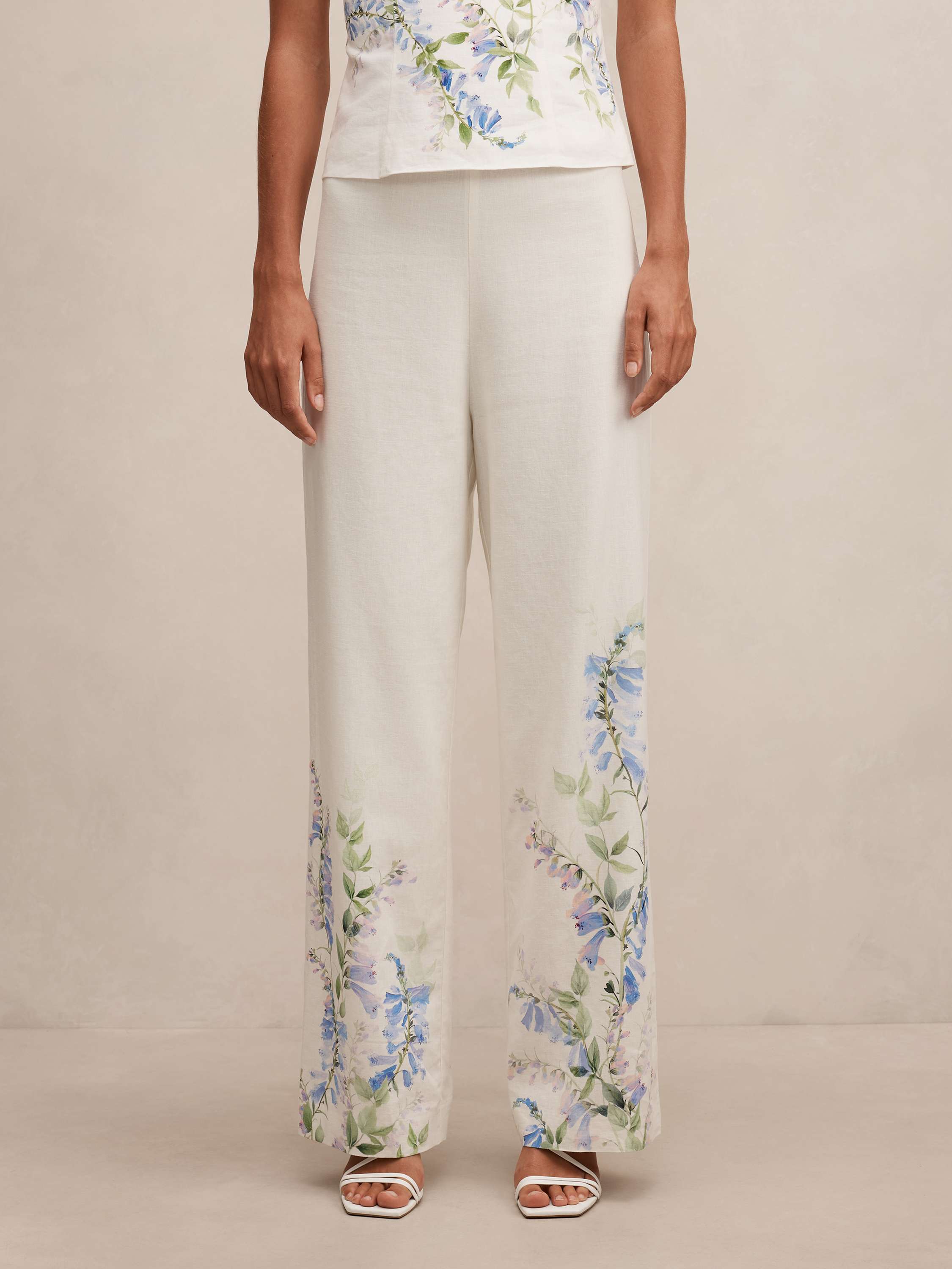 Soleil Floral Placement Print Pant