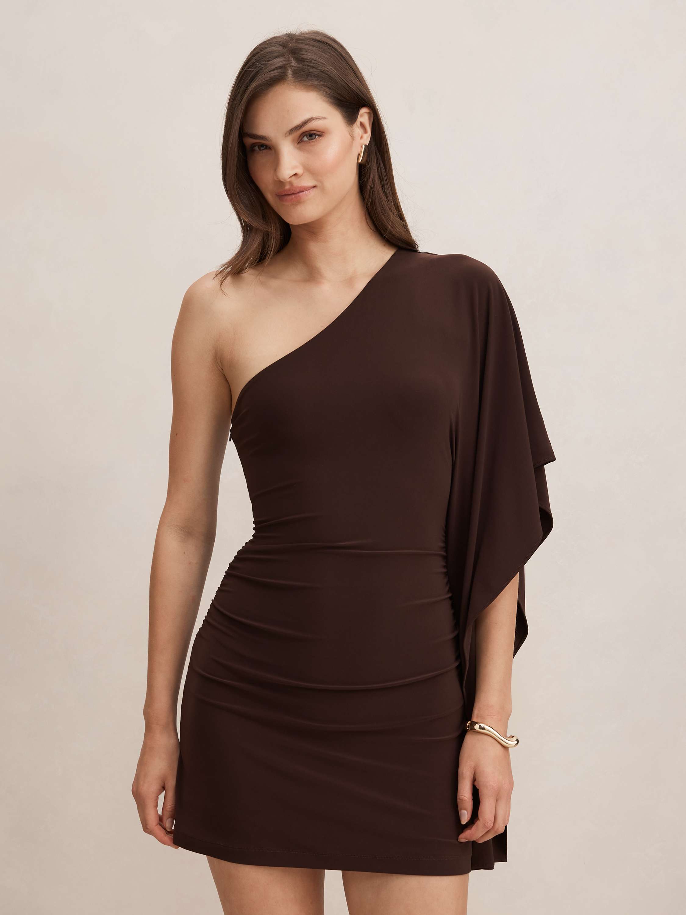 Adriana One Shoulder Mini Dress