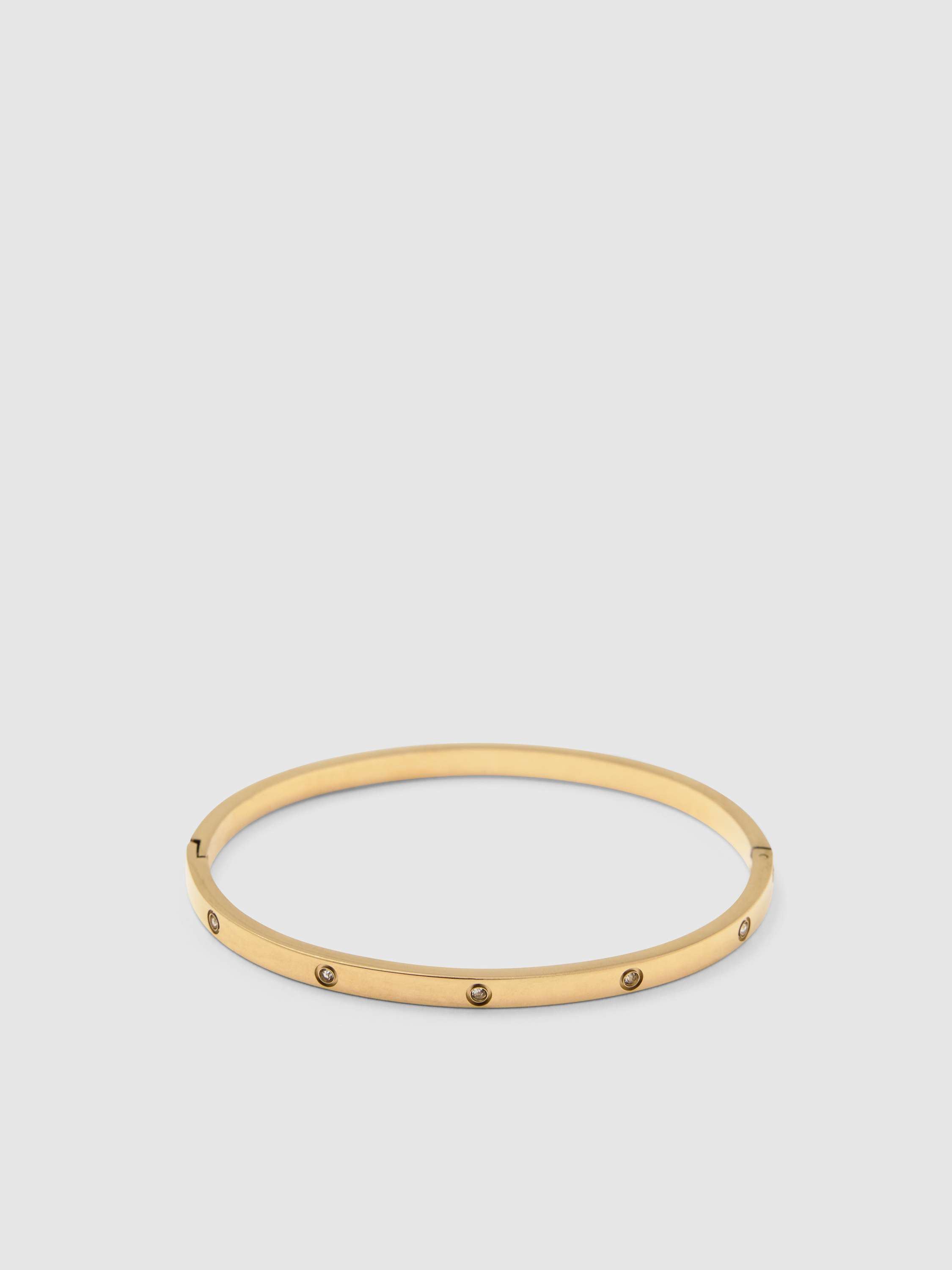 Helena Stone Hinge Bangle