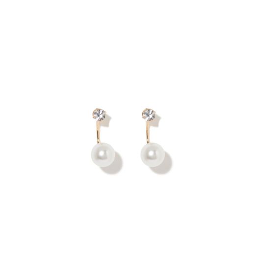 Luna Pearl Crystal Earring