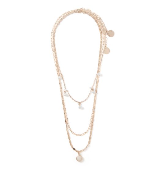 Murphy Multi Chain & Pearl Necklace
