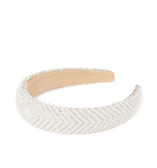 Anthea Padded Pearl Headband