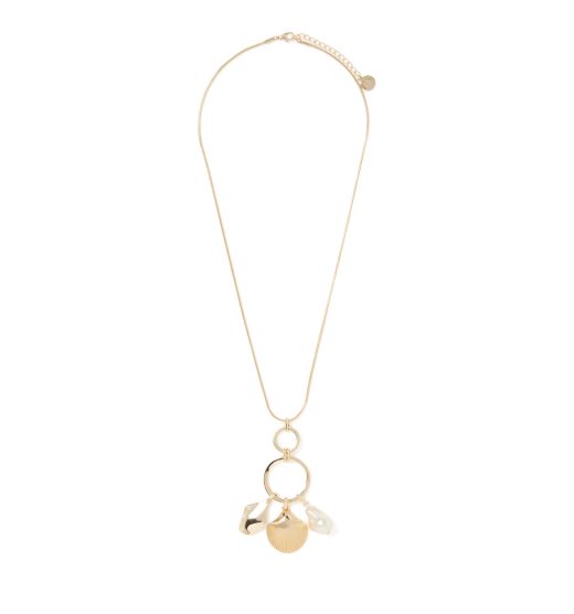 Amalie Shell Pearl Pendant Necklace
