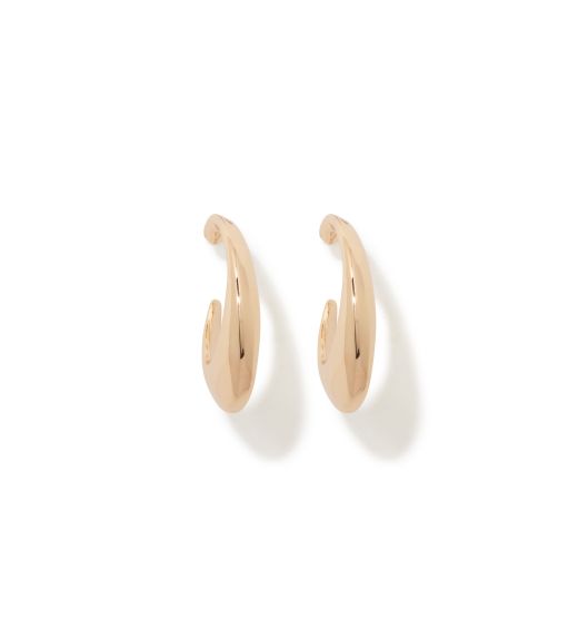 Signature Sienna Curve Hoop Earrings