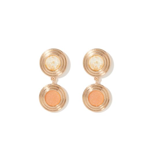 Sully Stone Disc Earring