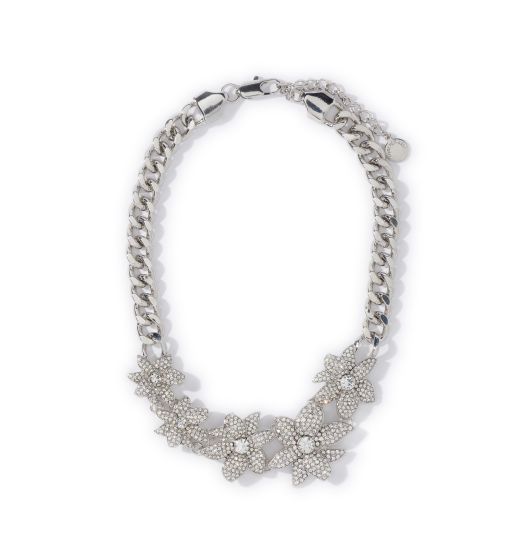Signature Flo Flower Crystal Necklace