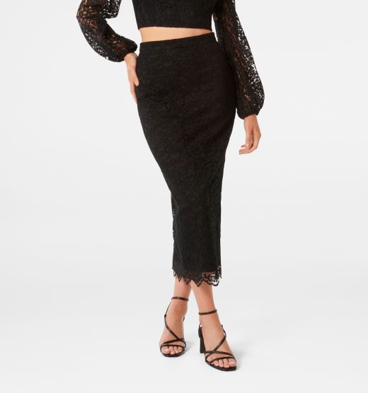 Everly Maxi Lace Skirt