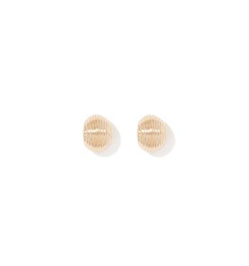 Percy Panel Small Stud Earring