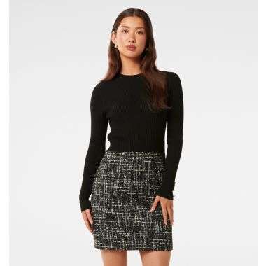 Gina Boucle Knit Mini Dress