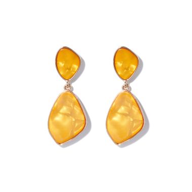 Buy Gold-Toned & Yellow Earrings for Women by Sohi Online | Ajio.com