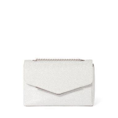 Buy Green And White Tickle And Threading Envelope Clutch – Odette