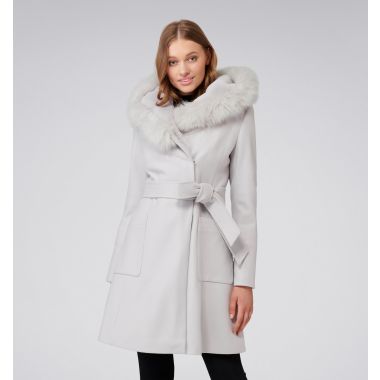Buy Josephine Fur Lined Coat - Forever New
