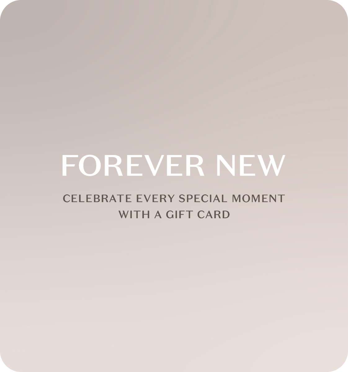 Forever New Gift Card