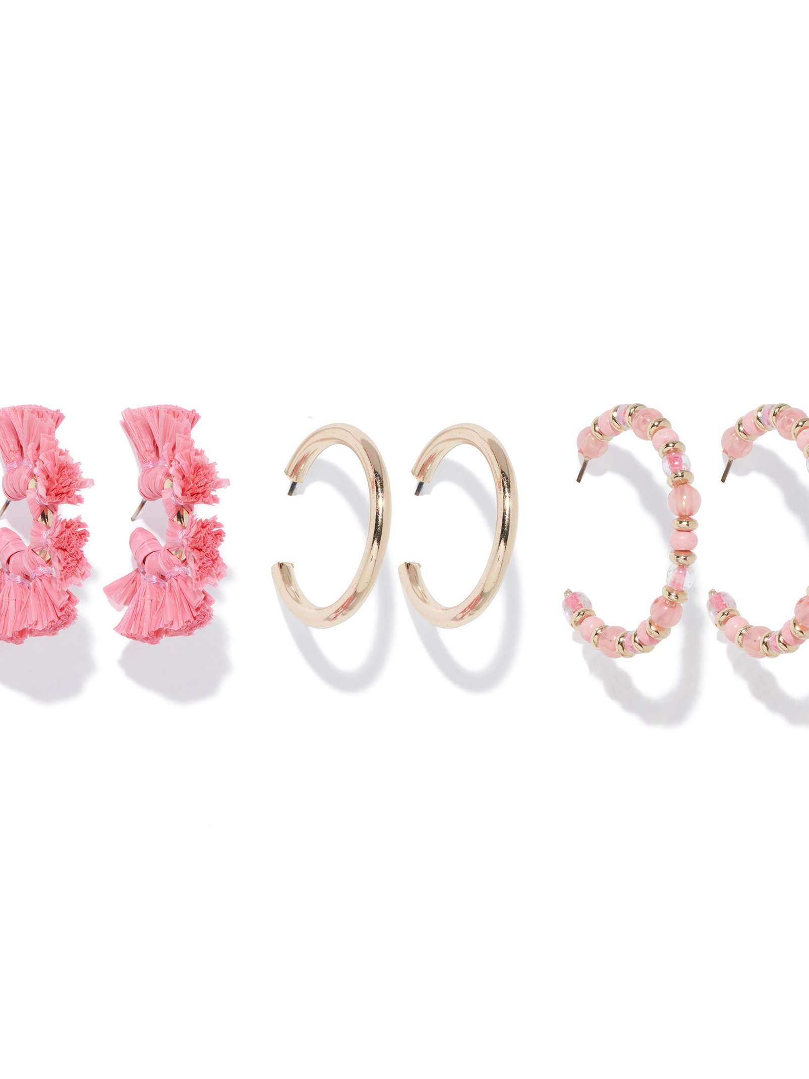 Eloise Weave Multi Hoop Pack Earring