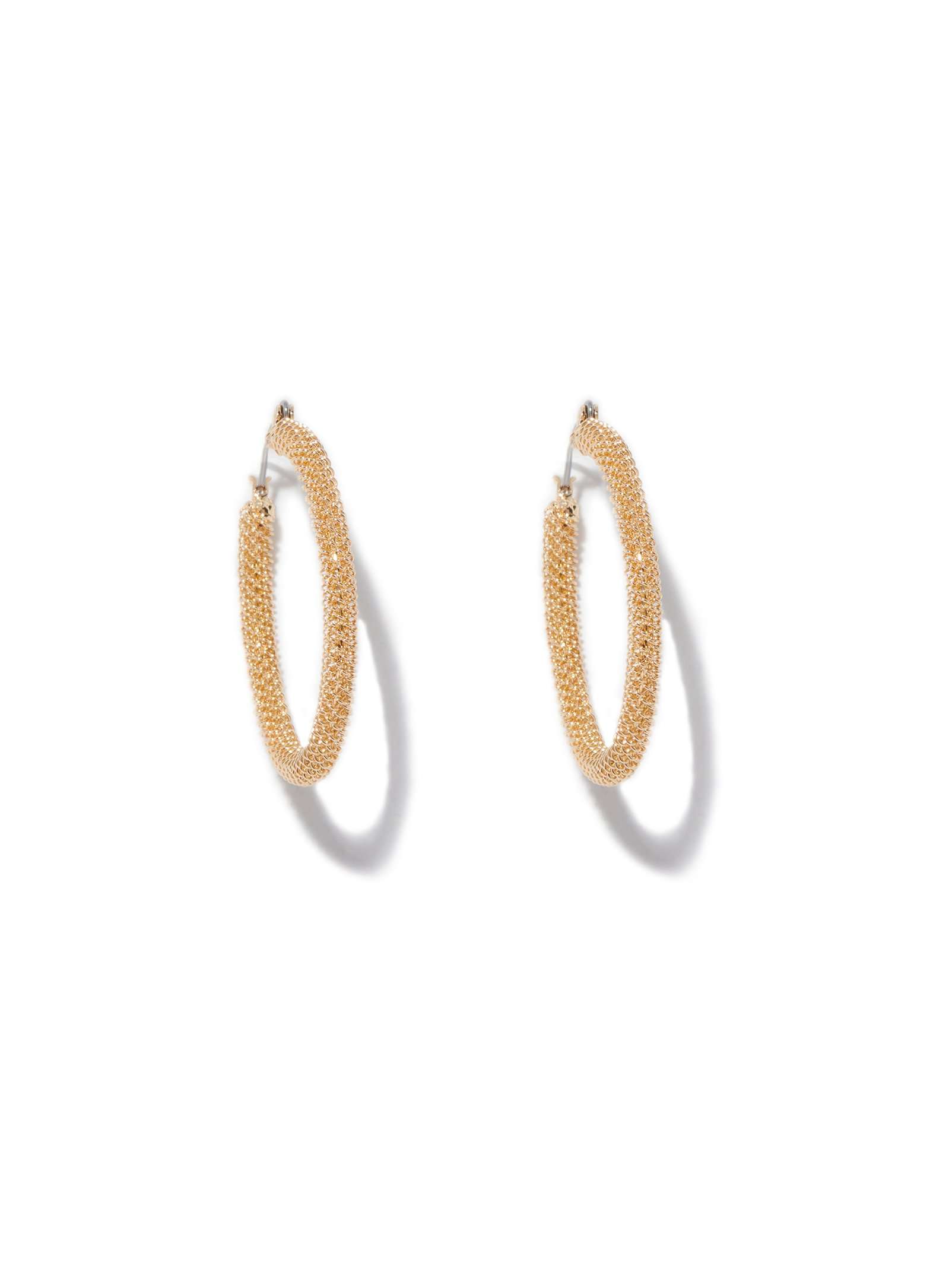 Tahlia Textured Hoop Earring