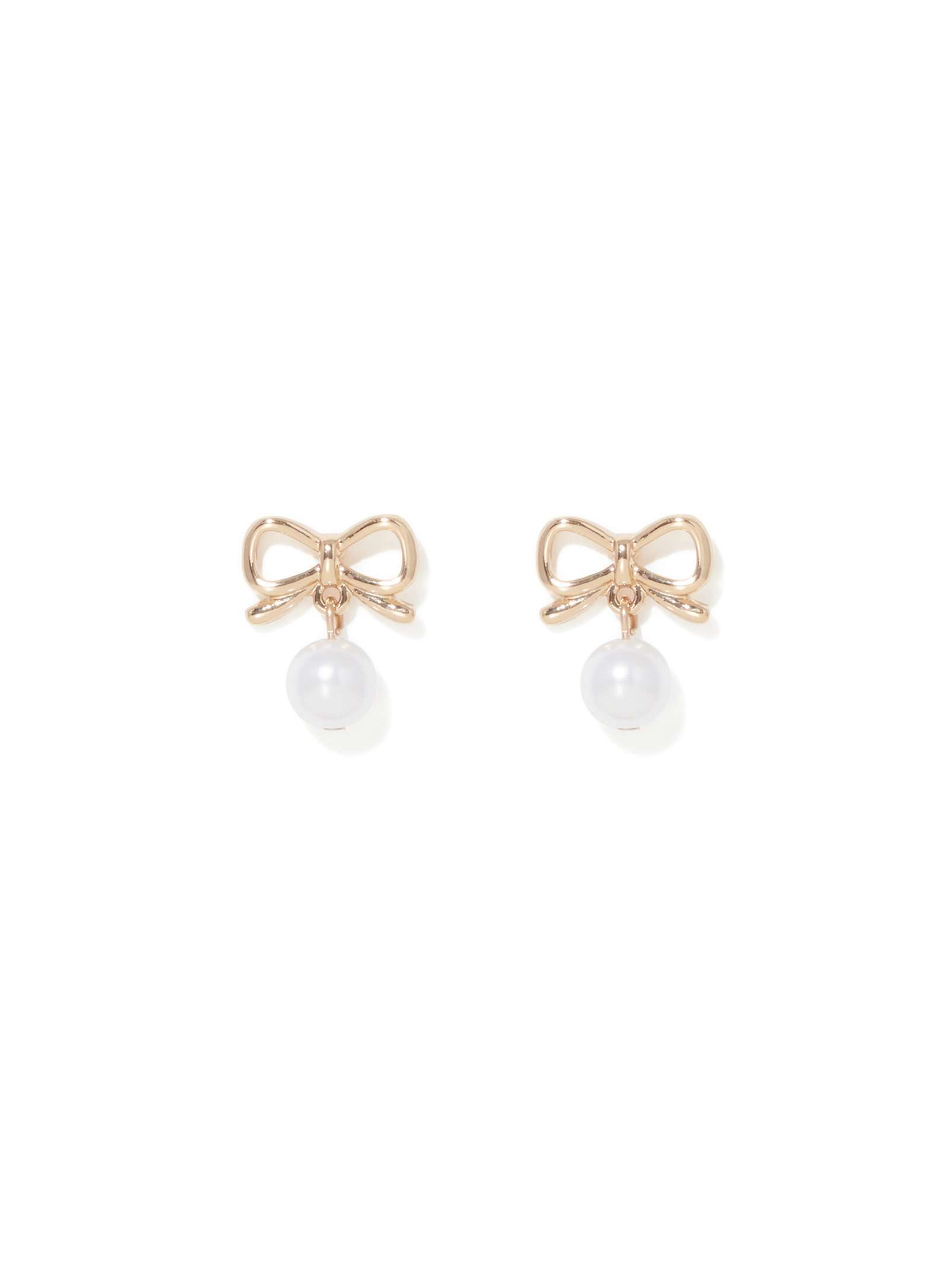 Bailey Bow & Pearl Earring