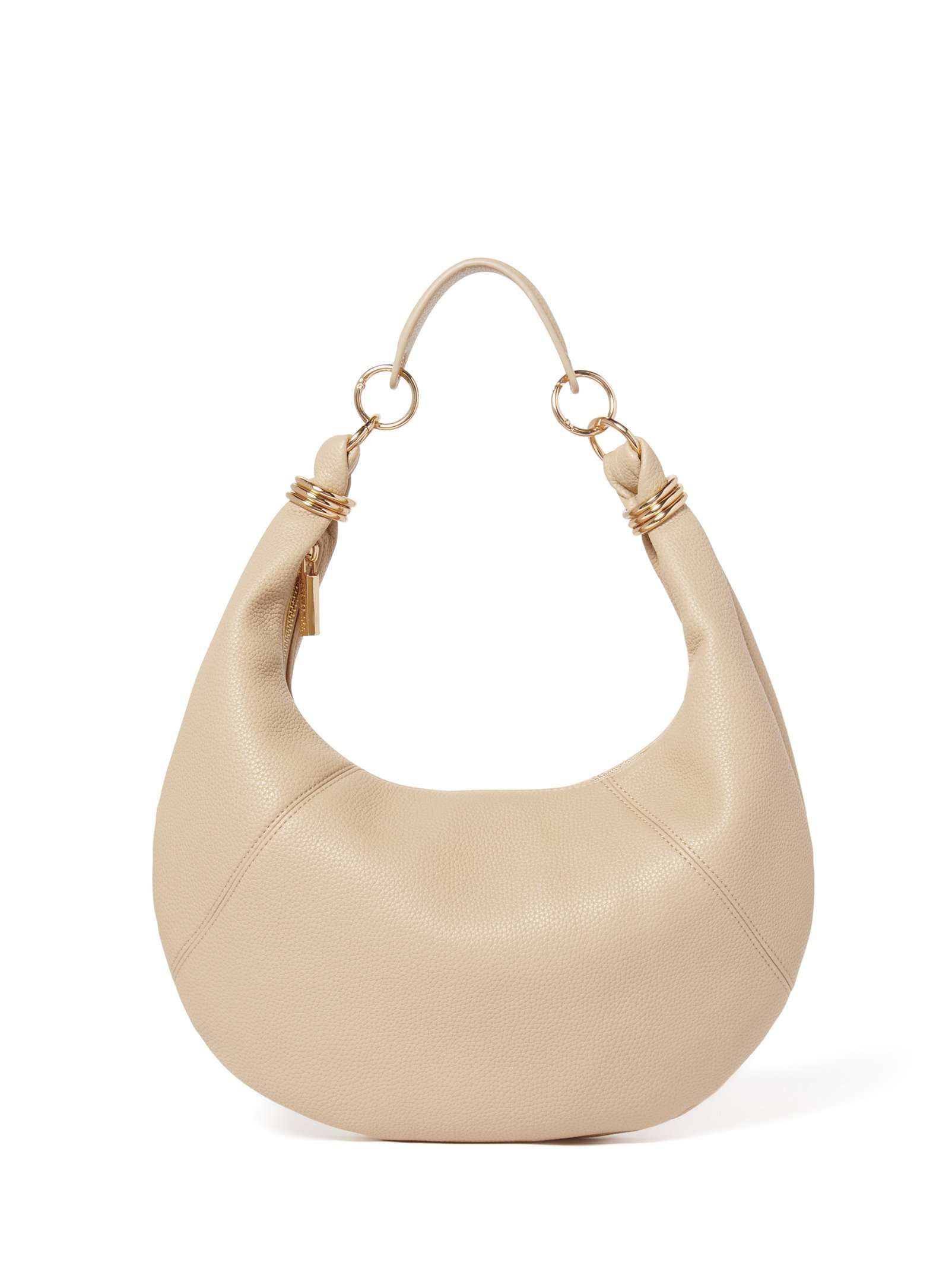 Cayla Metal Trim Scoop Bag