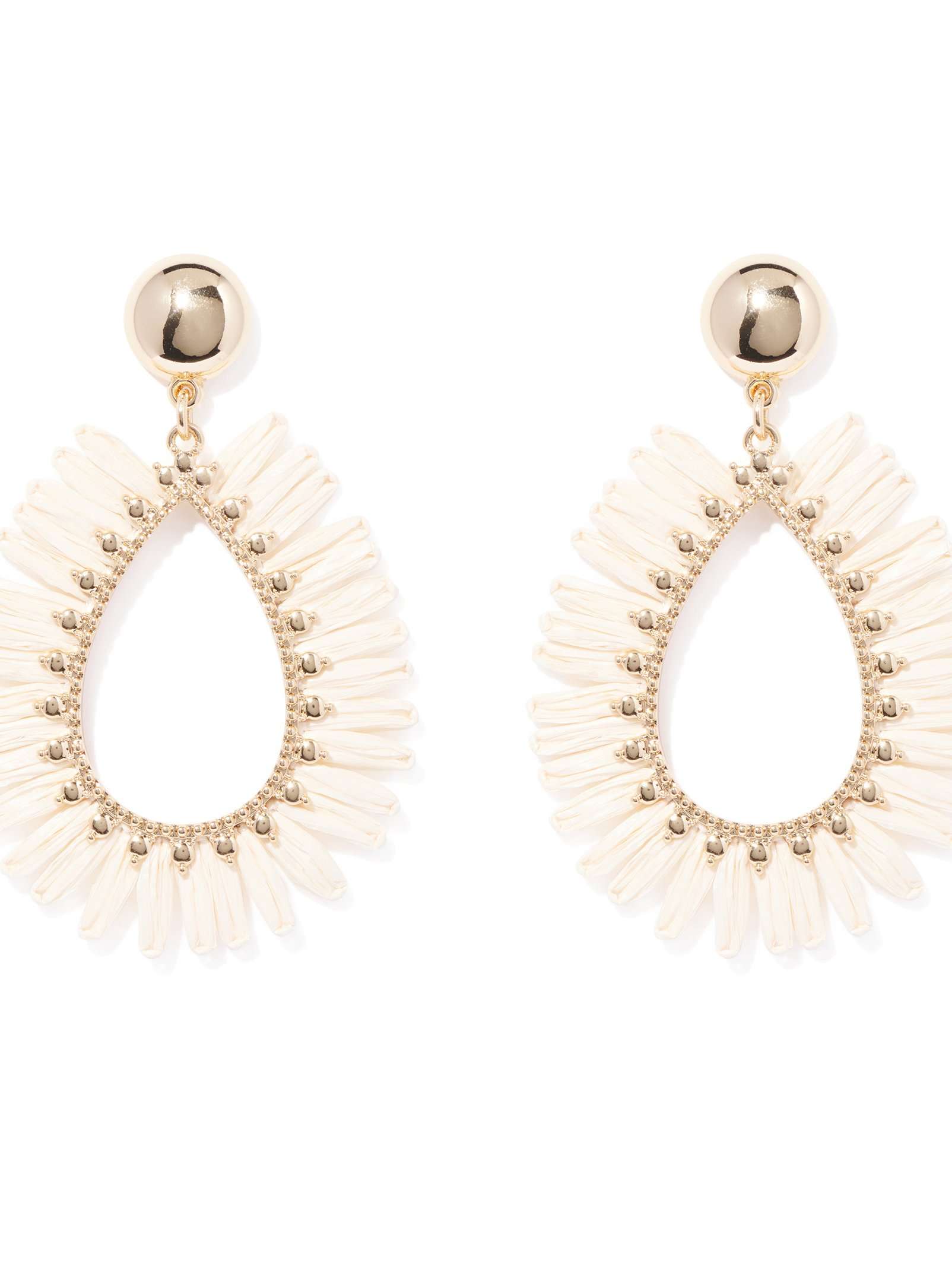 Luella Large Woven Teardrop Earring