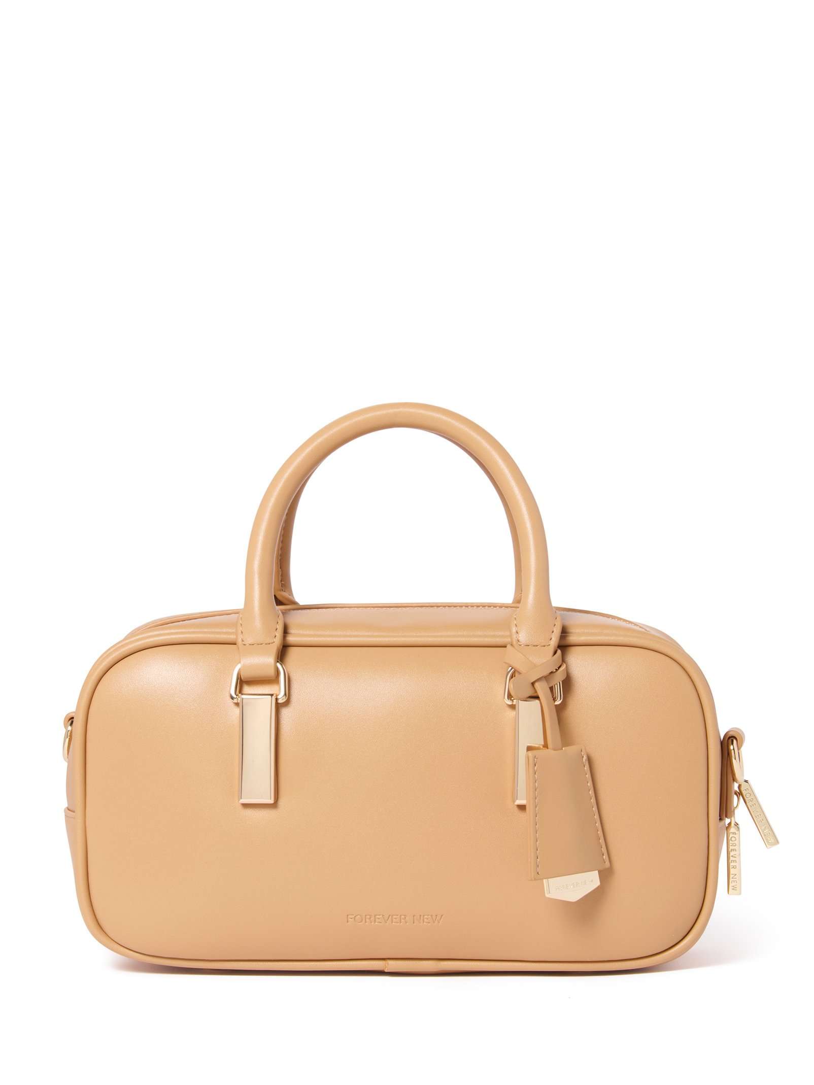 Signature Terri Metal Trim Barrel Bag