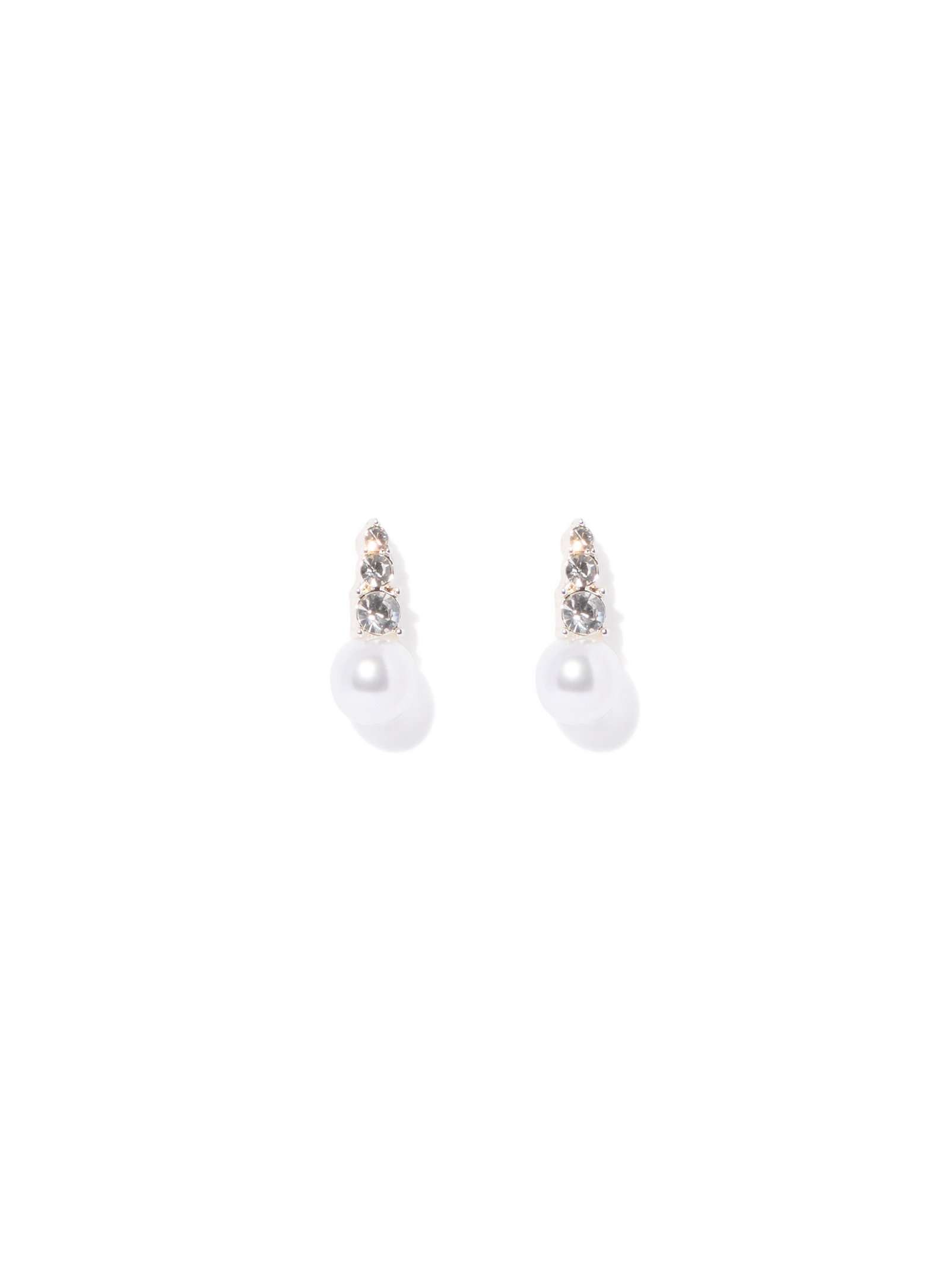 Naomi Pearl Stone Stud Earring
