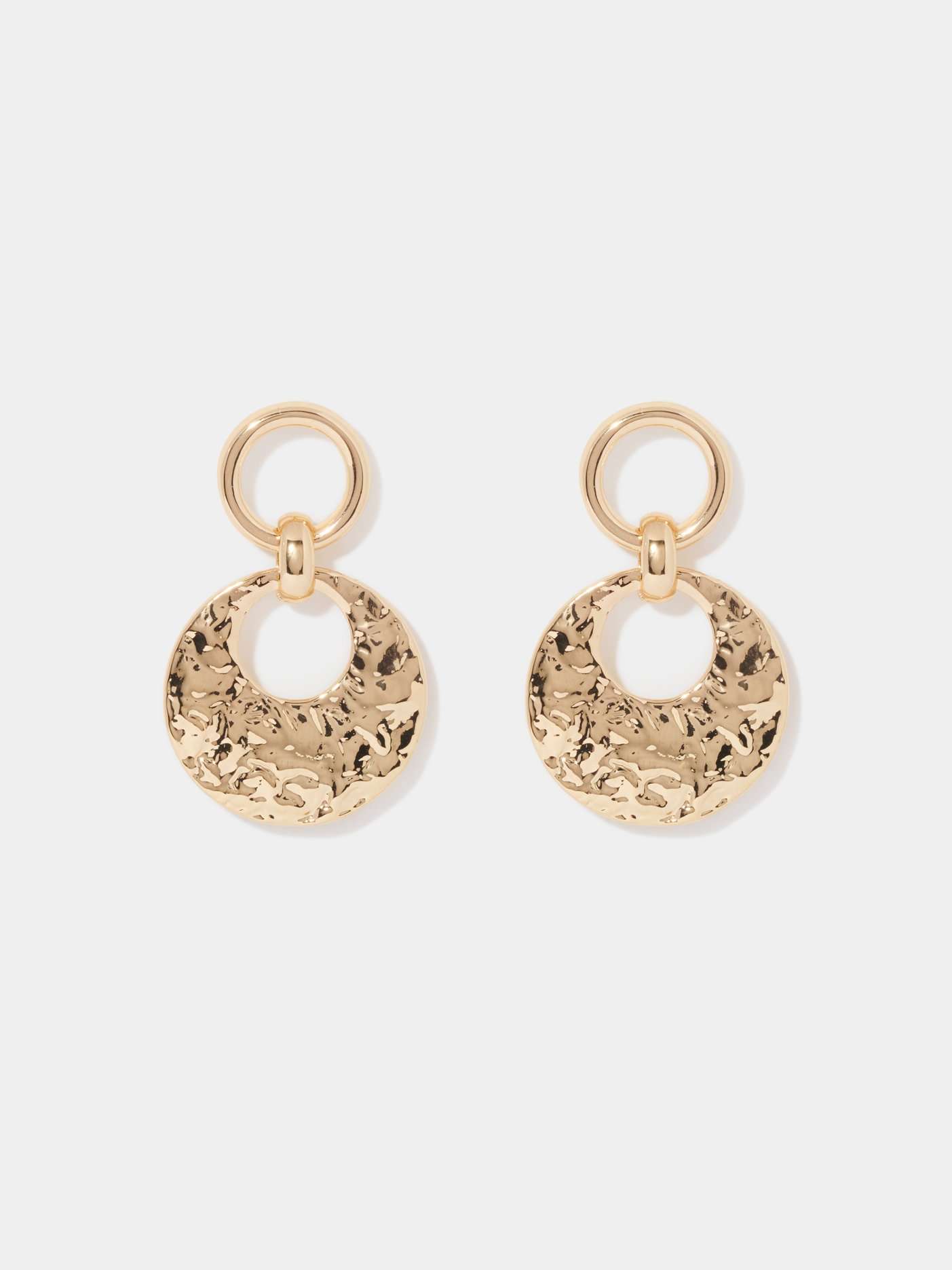 Signature Tasha Texture Hoop Earring