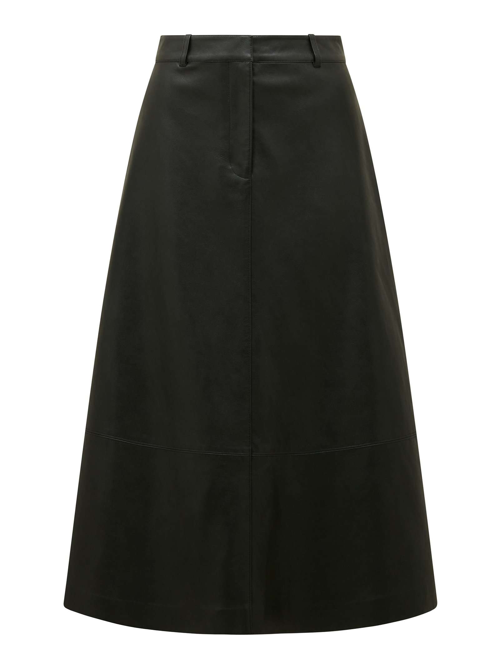 ユキポン　デリカ　皮 Jaelyn Vegan Leather Midi Skirt