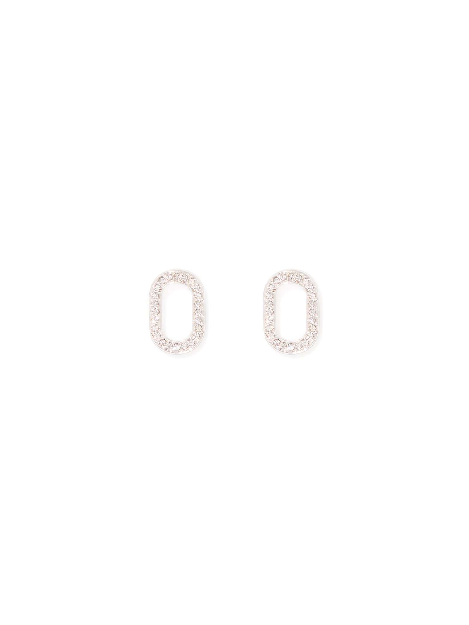Juno Oval Glass Stone Earring