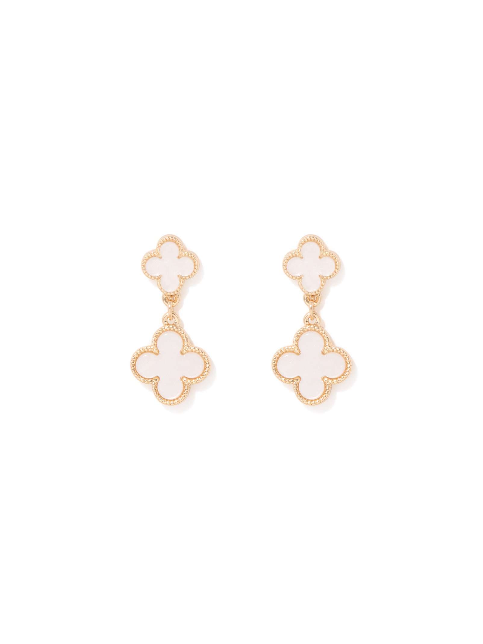 Fern Flower Drop Earring