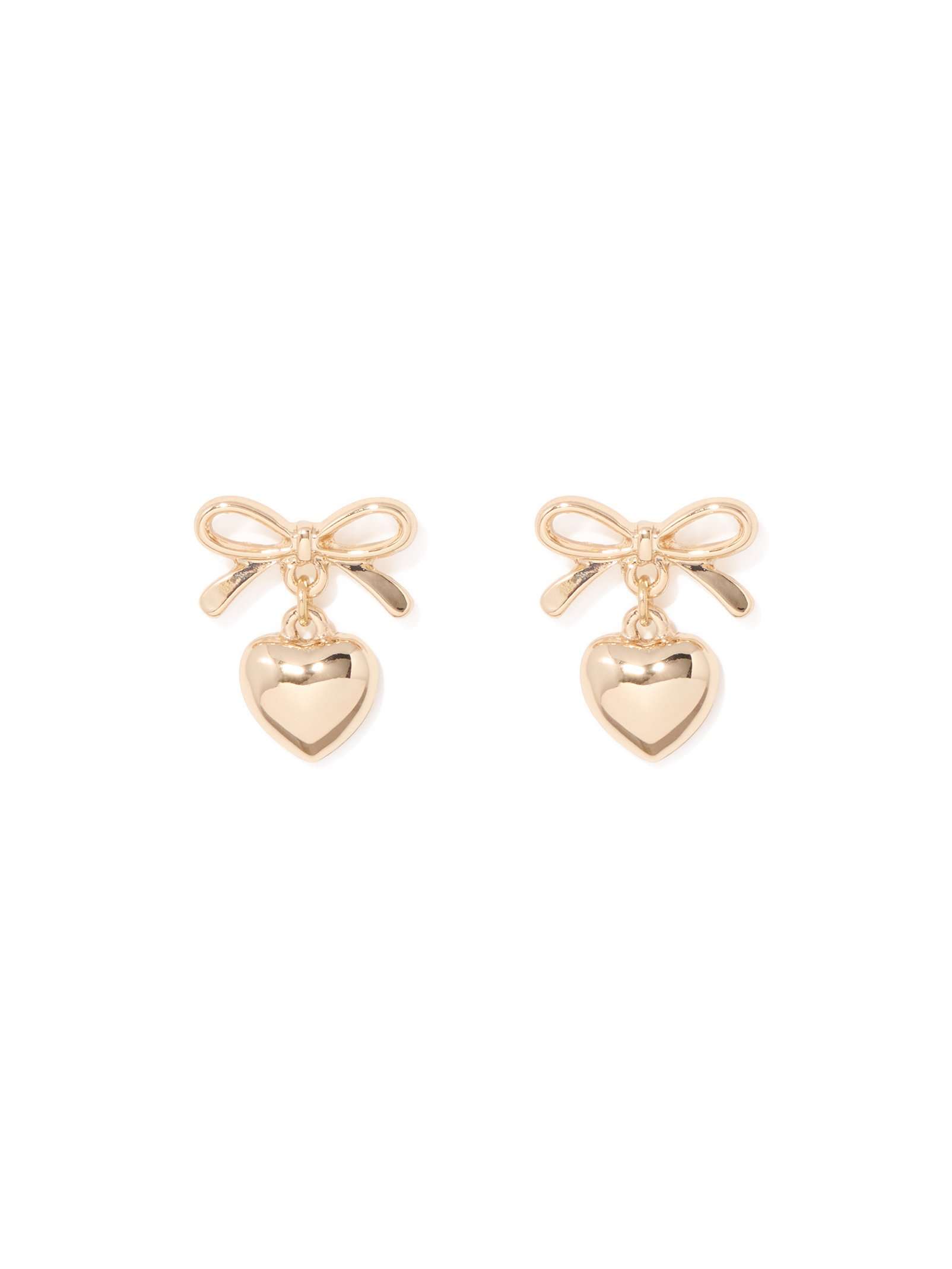 Becca Bow & Heart Earring