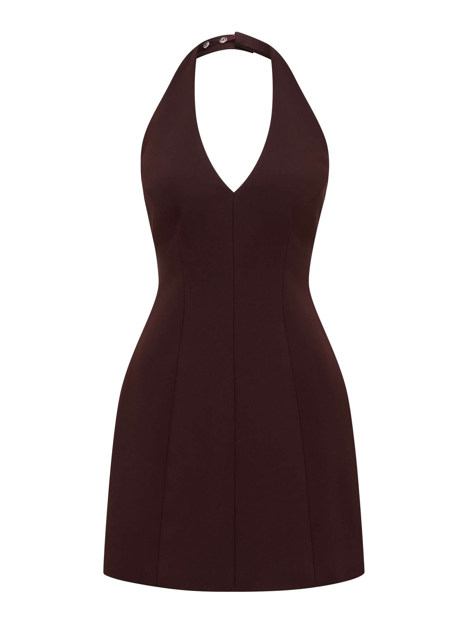 Riley Structured Halter Mini Dress