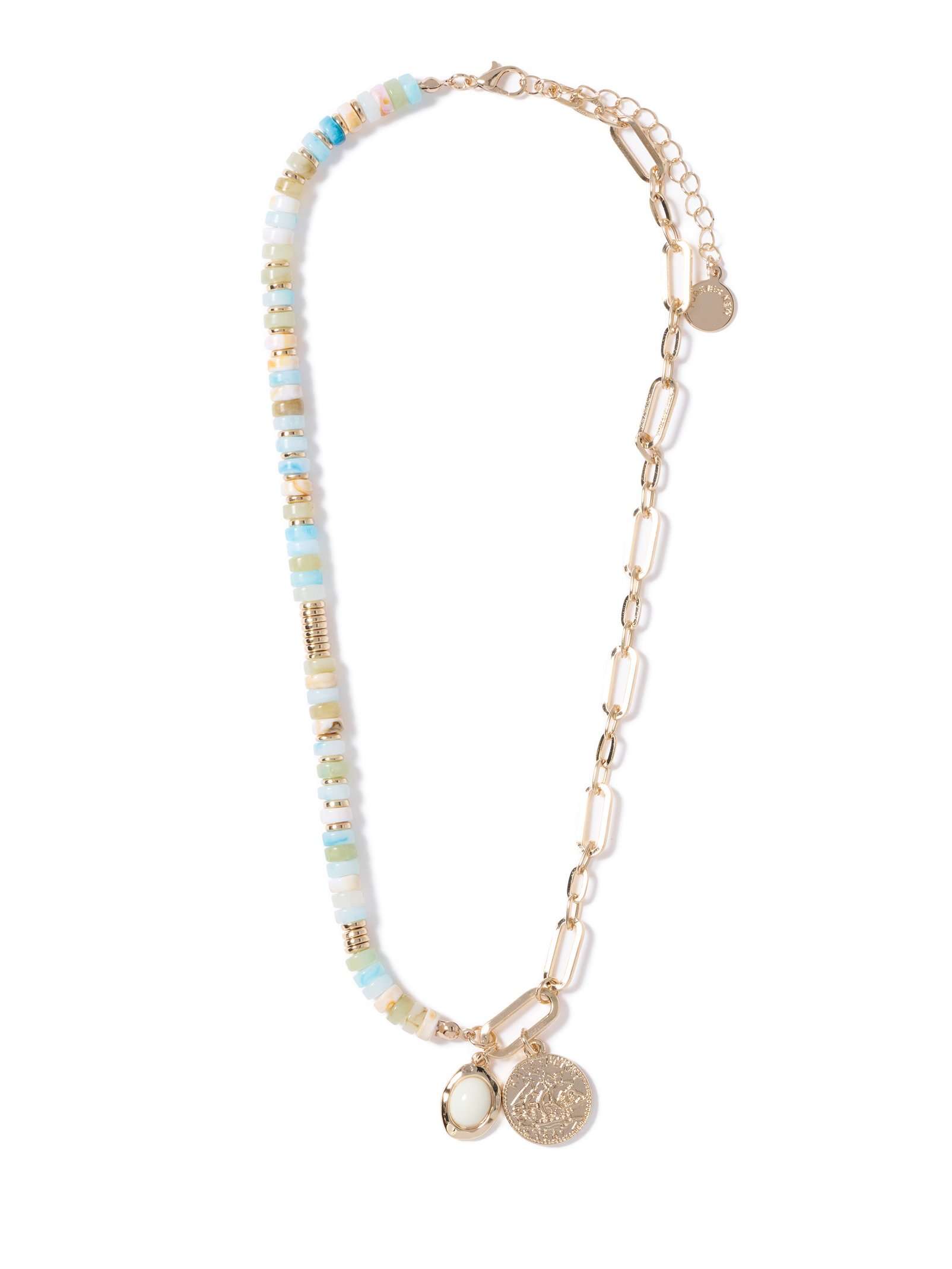 Bailee Stone and Chain Necklace