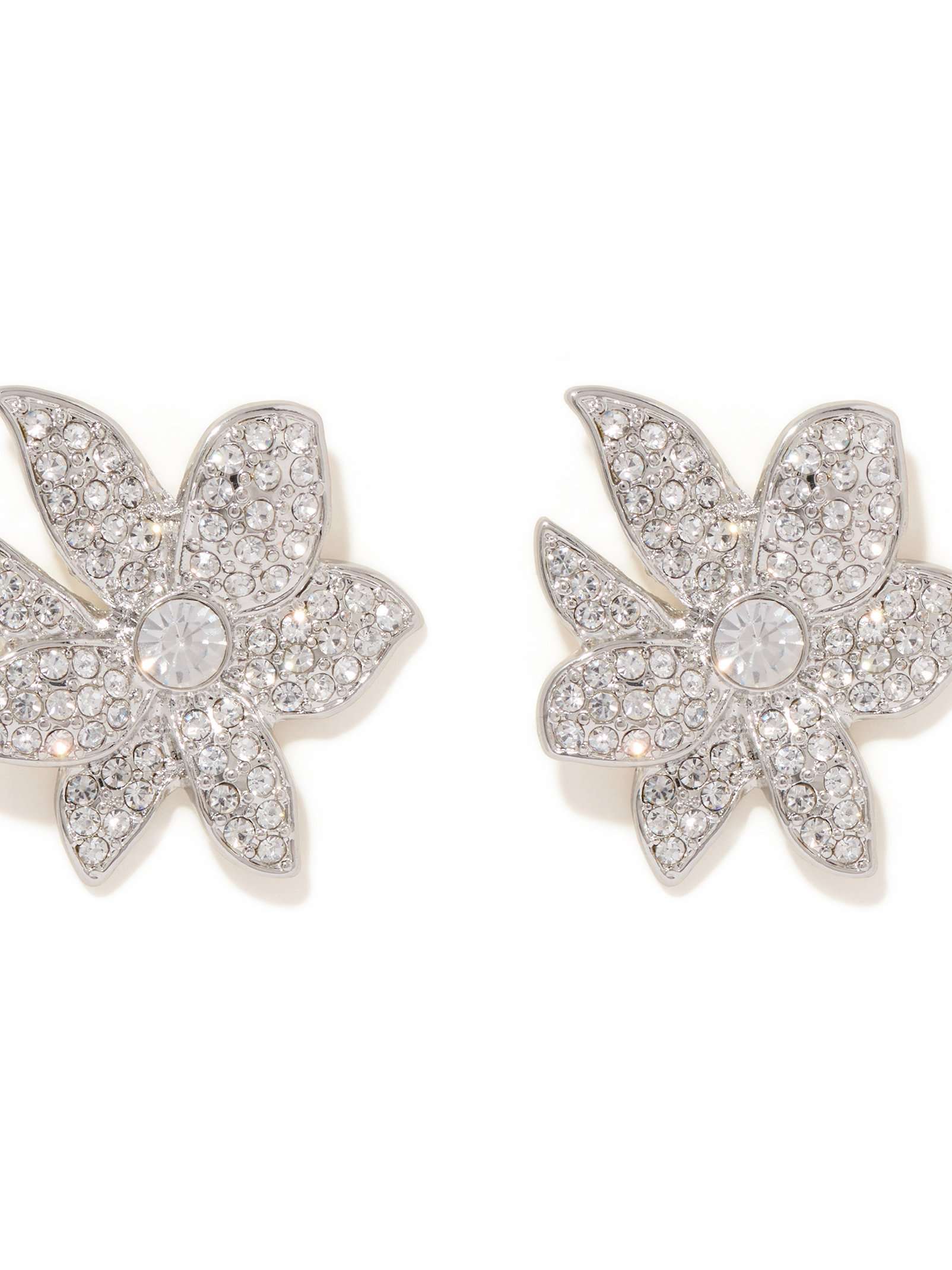 Ida Statement Crystal Flower Earring