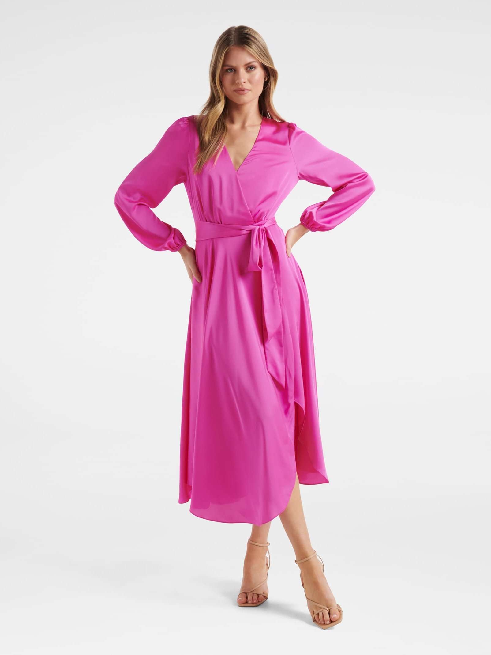 Buy Porcelain Fifi Lace Shirt Midi Dress - Forever New