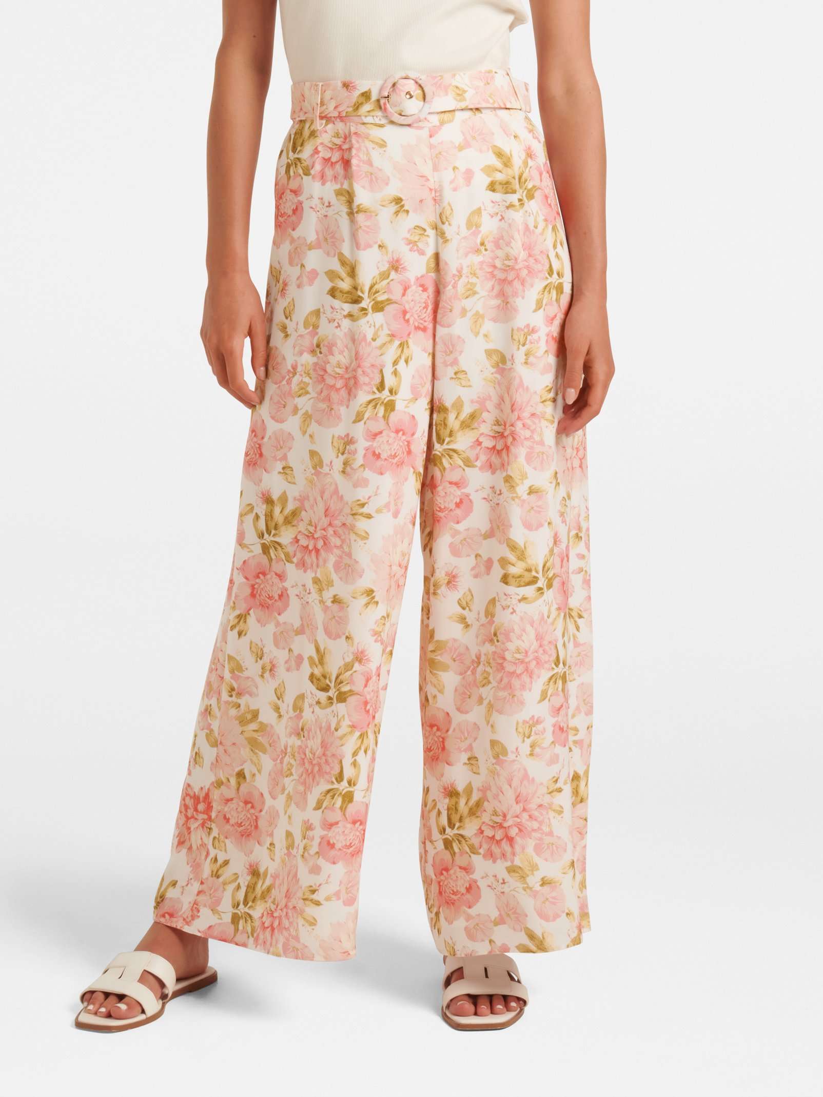 Eva Printed Wide Leg Pant