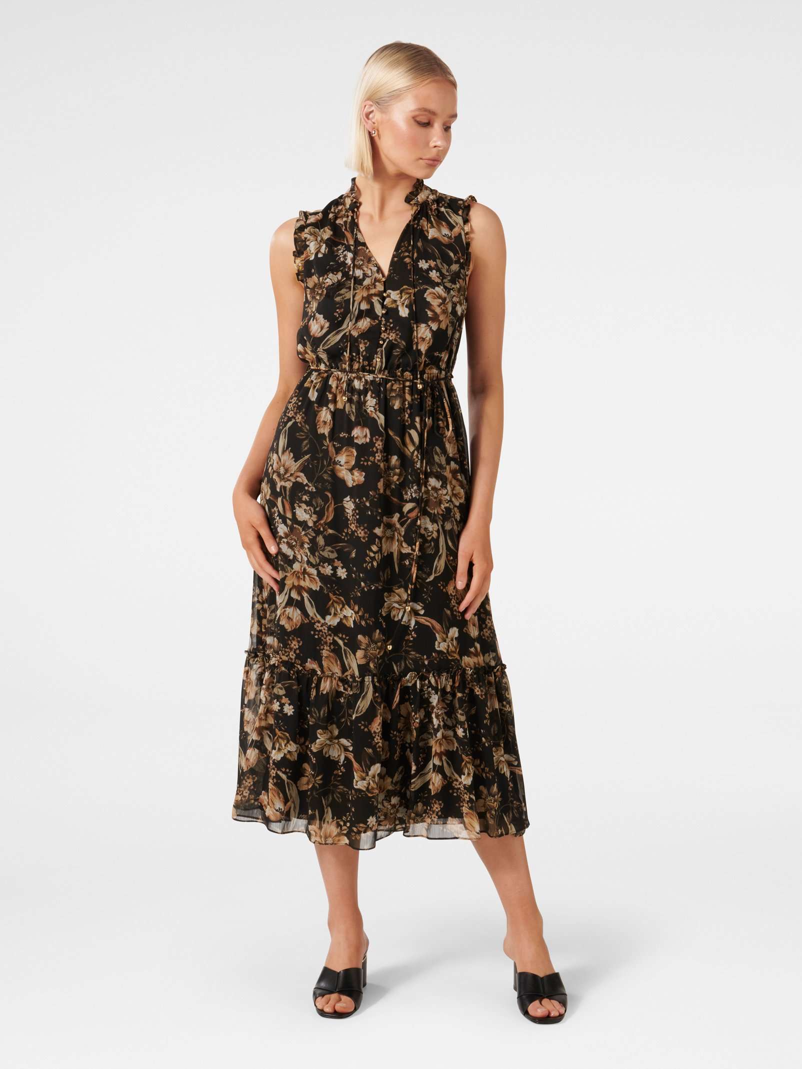 knee length dresses for ladies Jazelle Mini Dress | Champagne | Womens