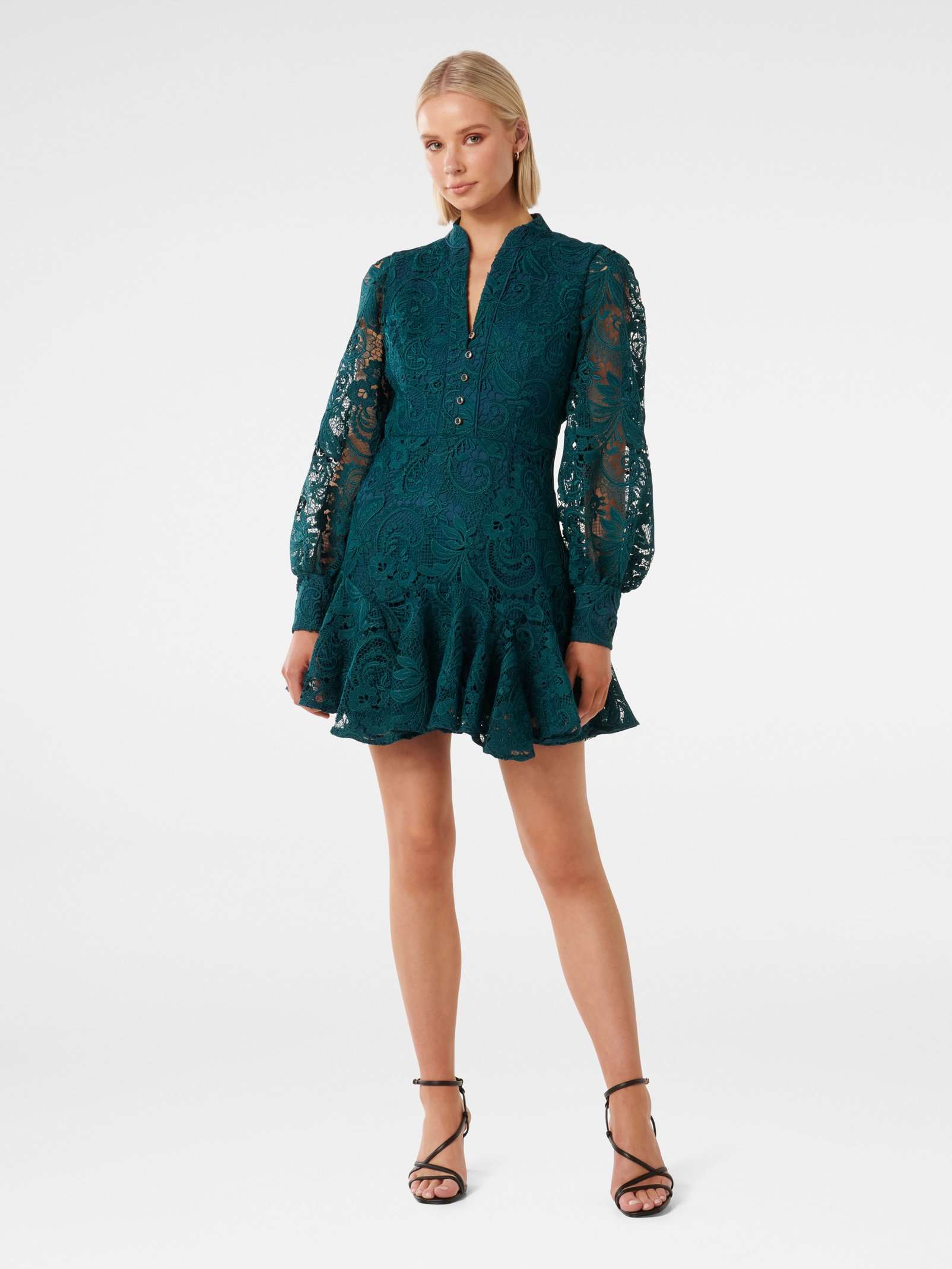 leaf lace dress MILLY Osianna Leaf Dress – Cortland Park