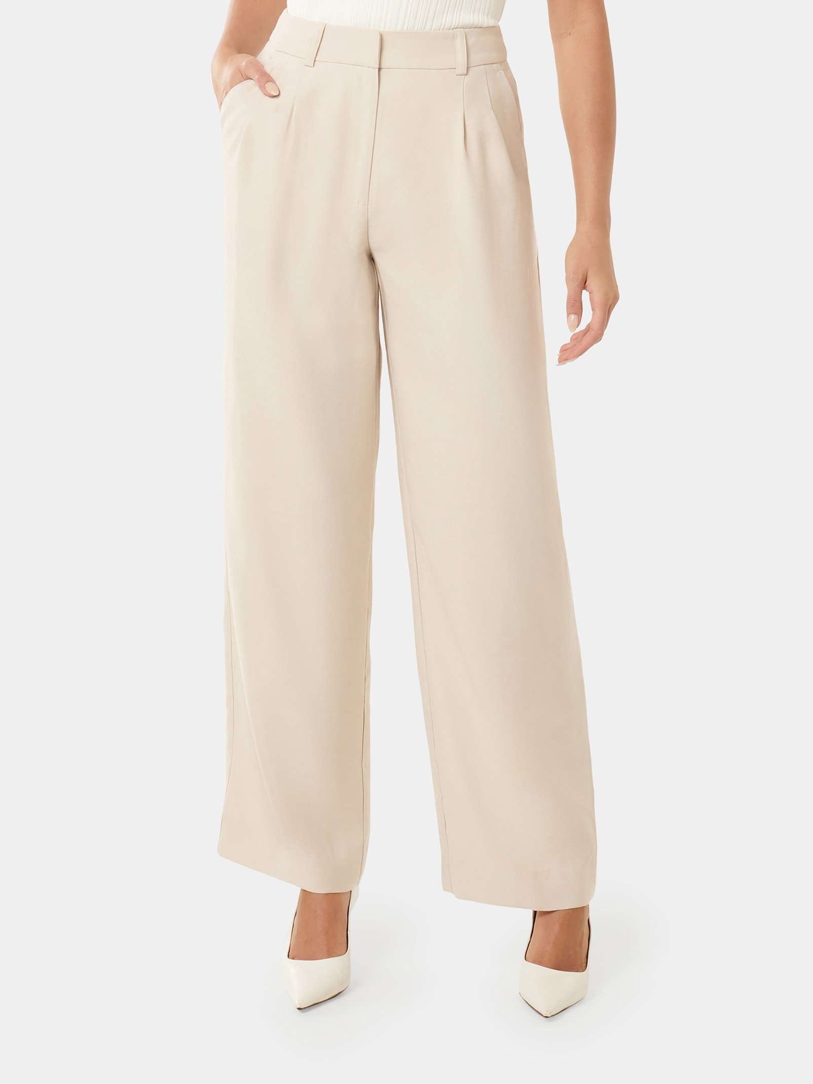 パンツ abeundmor studio straight pants beige Buy Sand Bridget Bamboo Straight Leg Pant Online