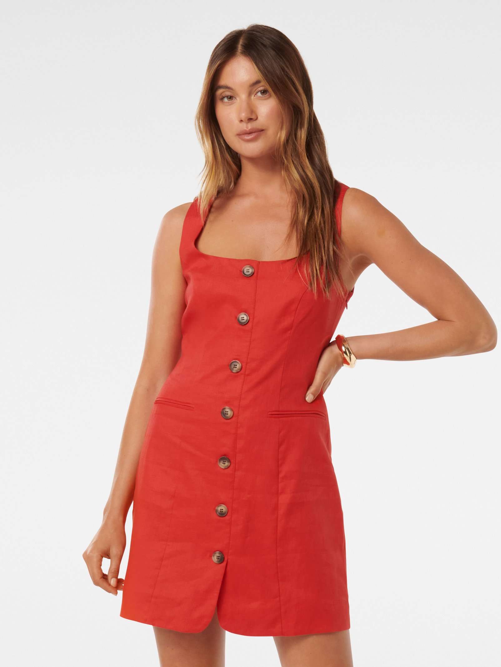 Buy Cherry Tomato Caprice Scoop Neck Mini Dress Online Buy Cherry Tomato Caprice Scoop Neck Mini Dress Online