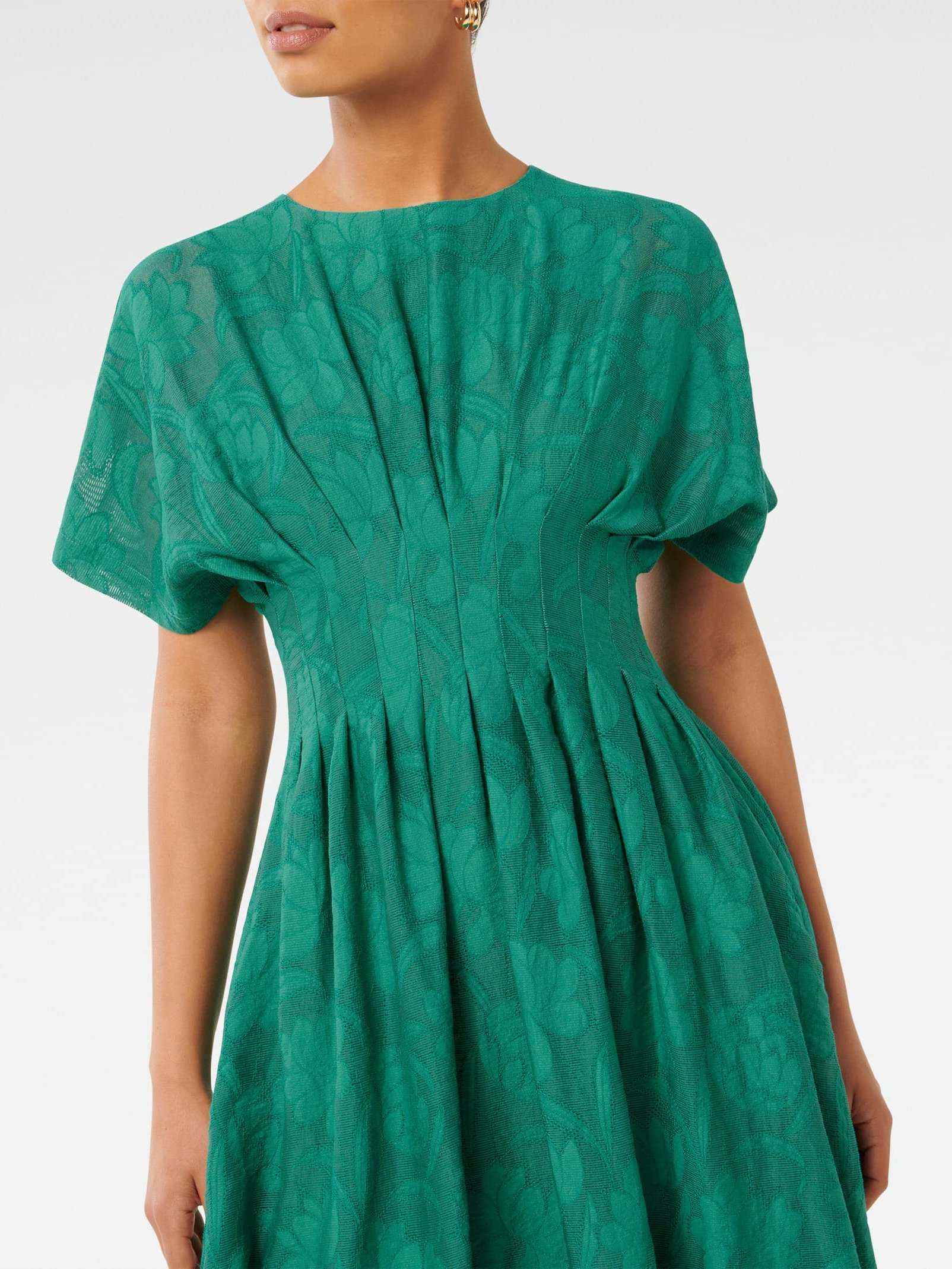 Eve Jacquard Seam Midi Dress