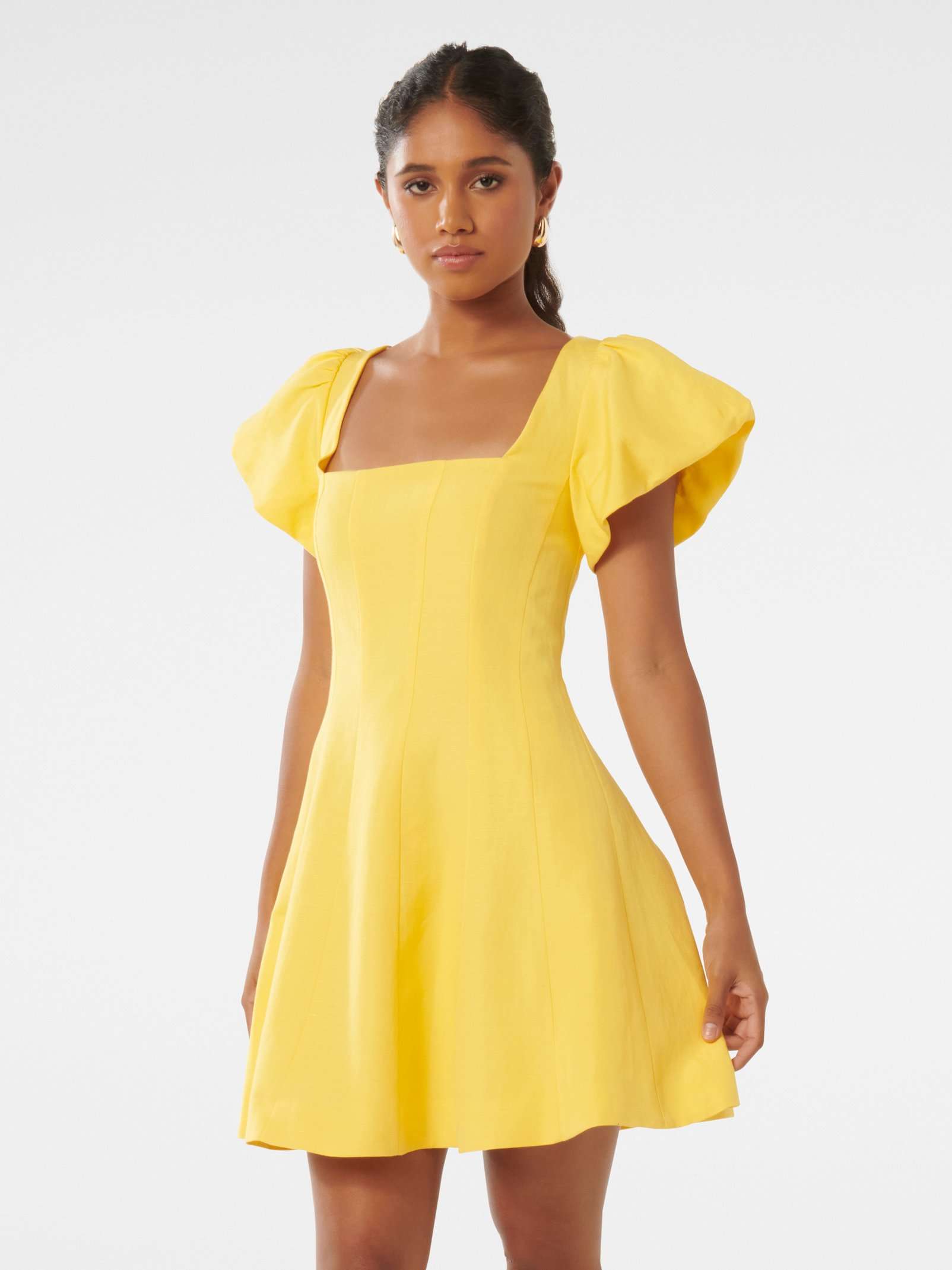 Buy Aspen Gold Josie Petite Square Neck Mini Dress Online