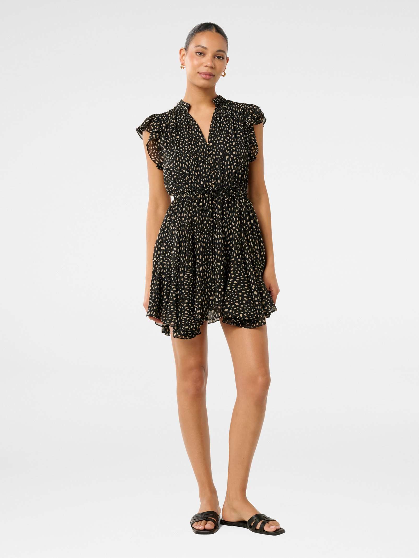 Monika Asymmetrical Hem Mini Dress Monika Asymmetrical Hem Mini Dress