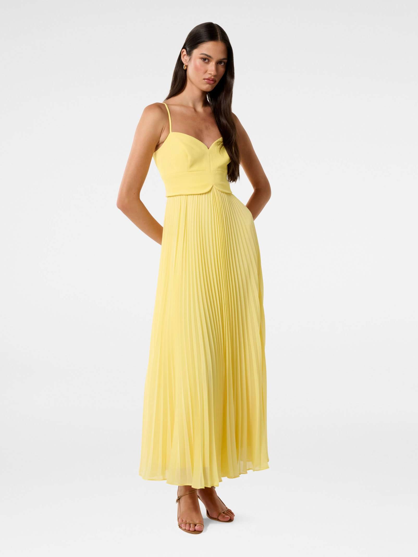 Hartford Pleated Midi Dress