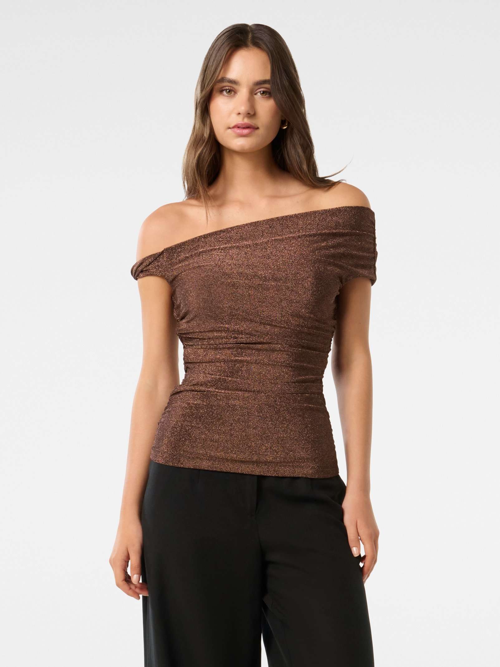 Mia Twist Shoulder Top