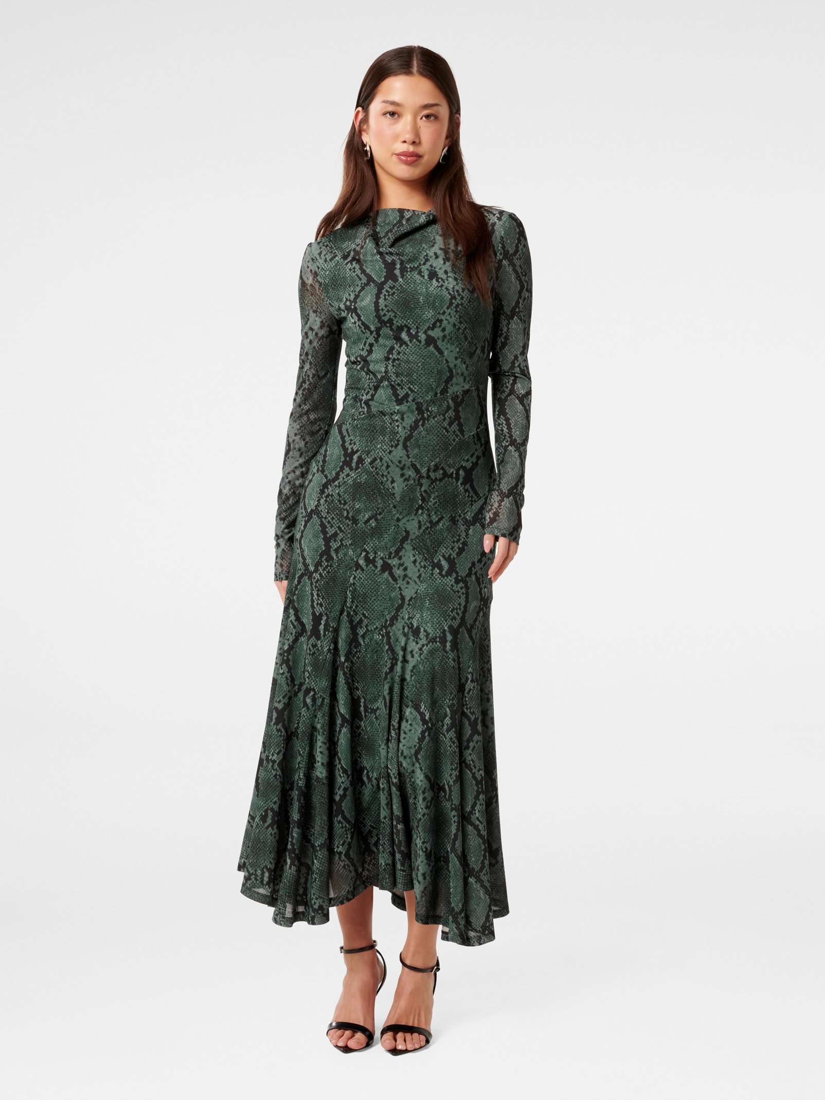 Tammy Asymmetric Hem Midi Dress Tammy Asymmetric Hem Midi Dress