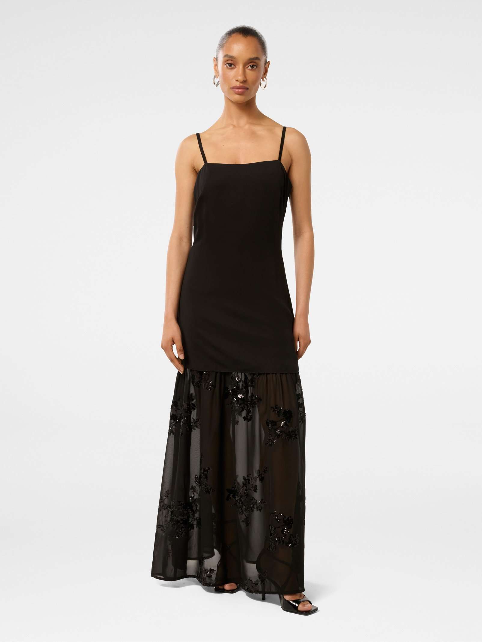 Carmel Petite Embellished Slip Maxi Dress