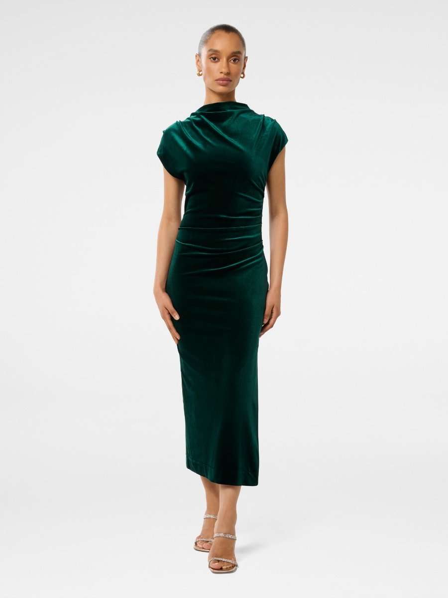 Sammy Petite Velvet Bodycon Maxi Dress