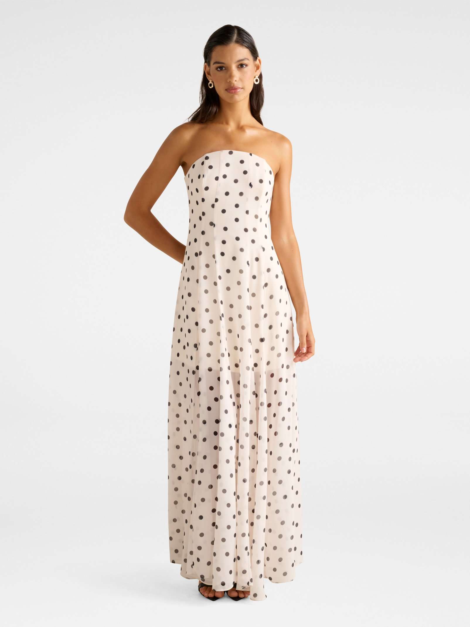 Kimora Strapless Midi Dress