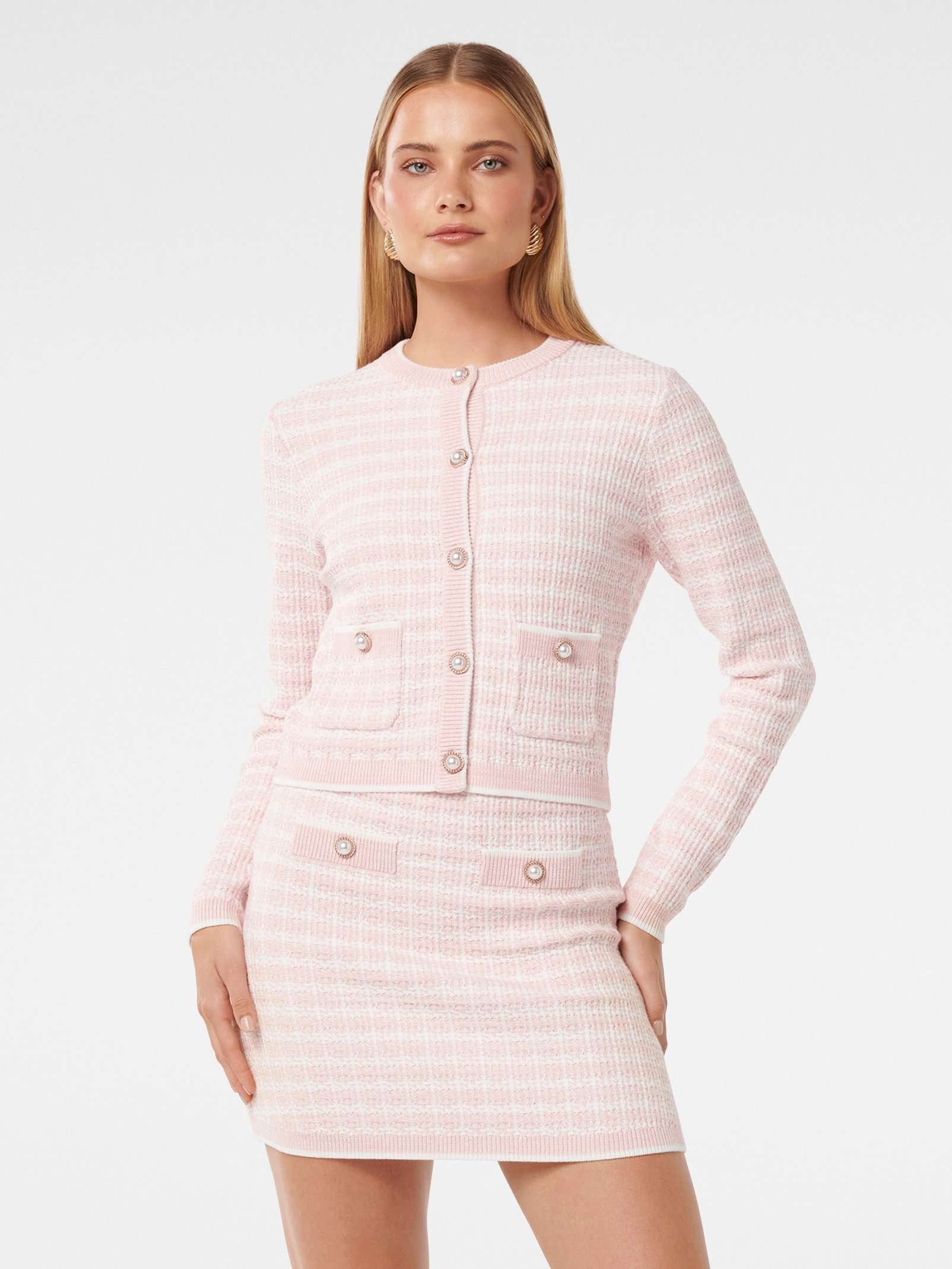 Louise Boucle Knit Skirt